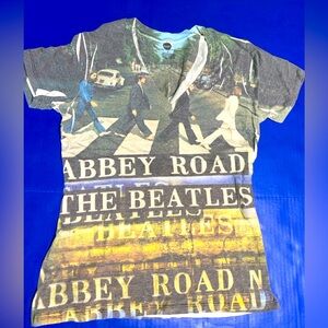 The Beatles Abbey Road Stylish Classic Design 2009 Graphic Tee All Over Print